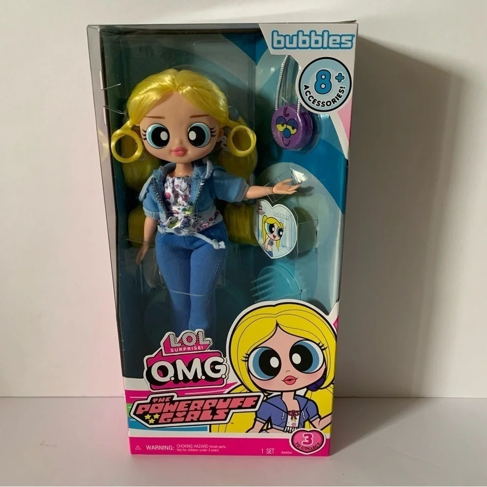 NIP. L.O.L. Surprise! O.M.G. Powerpuff Girls Bubbles Doll